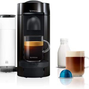 Nespresso Vertuo Plus | Pod Coffee Machine · 5 Sizes · Black – 🎁 Free Welcome Set